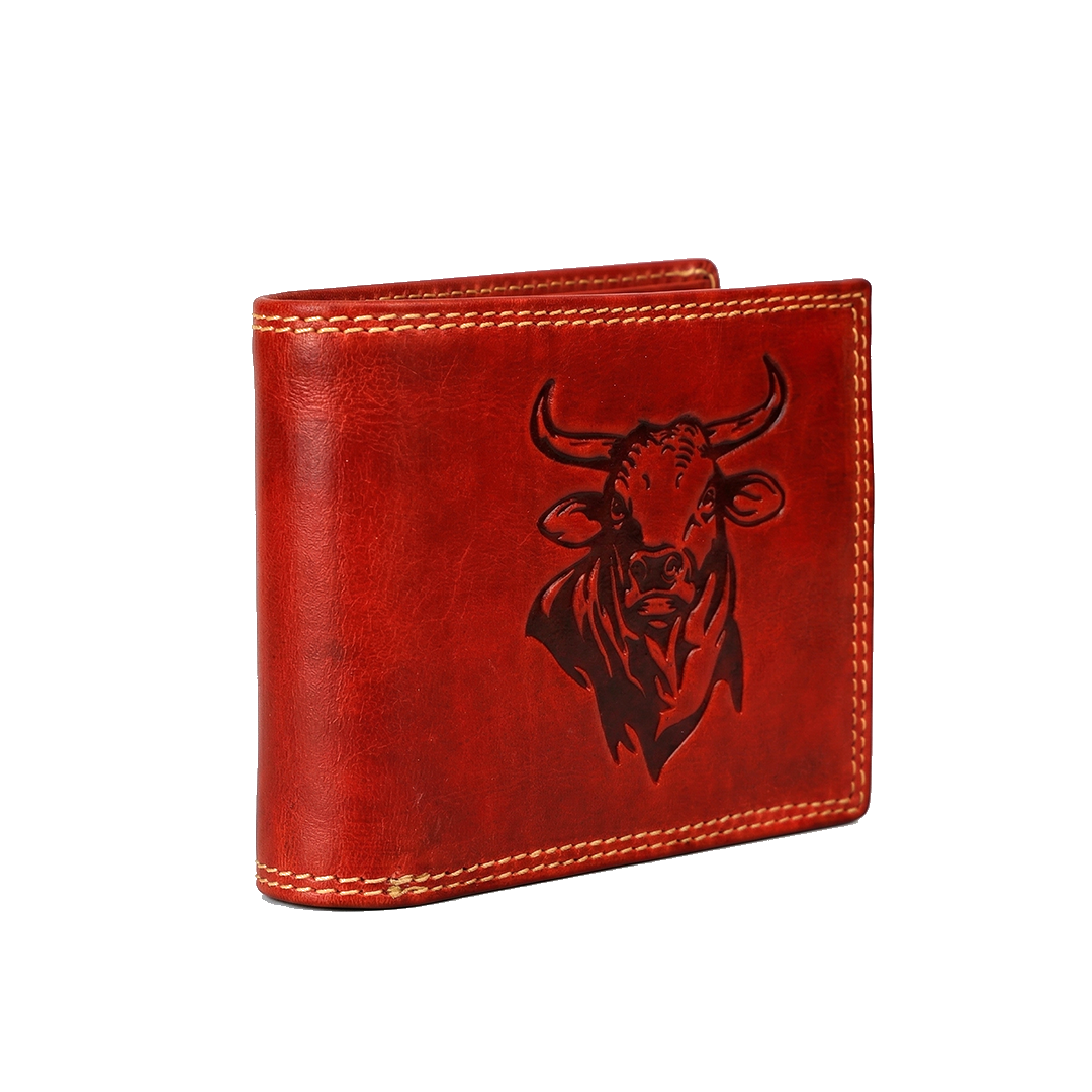 Vintage Bull Leather Wallet