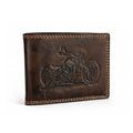 Vintage Bike Leather Wallet
