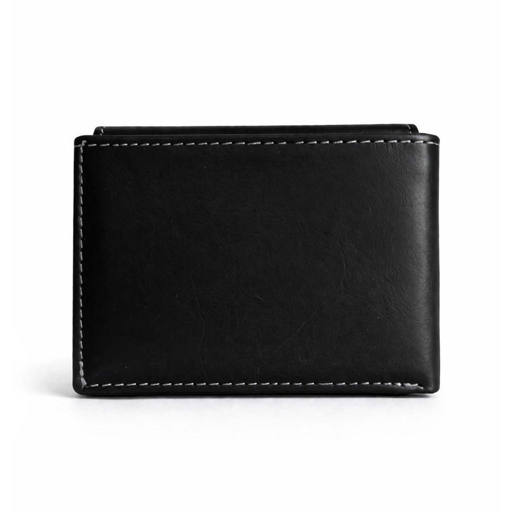 Black flip wallet