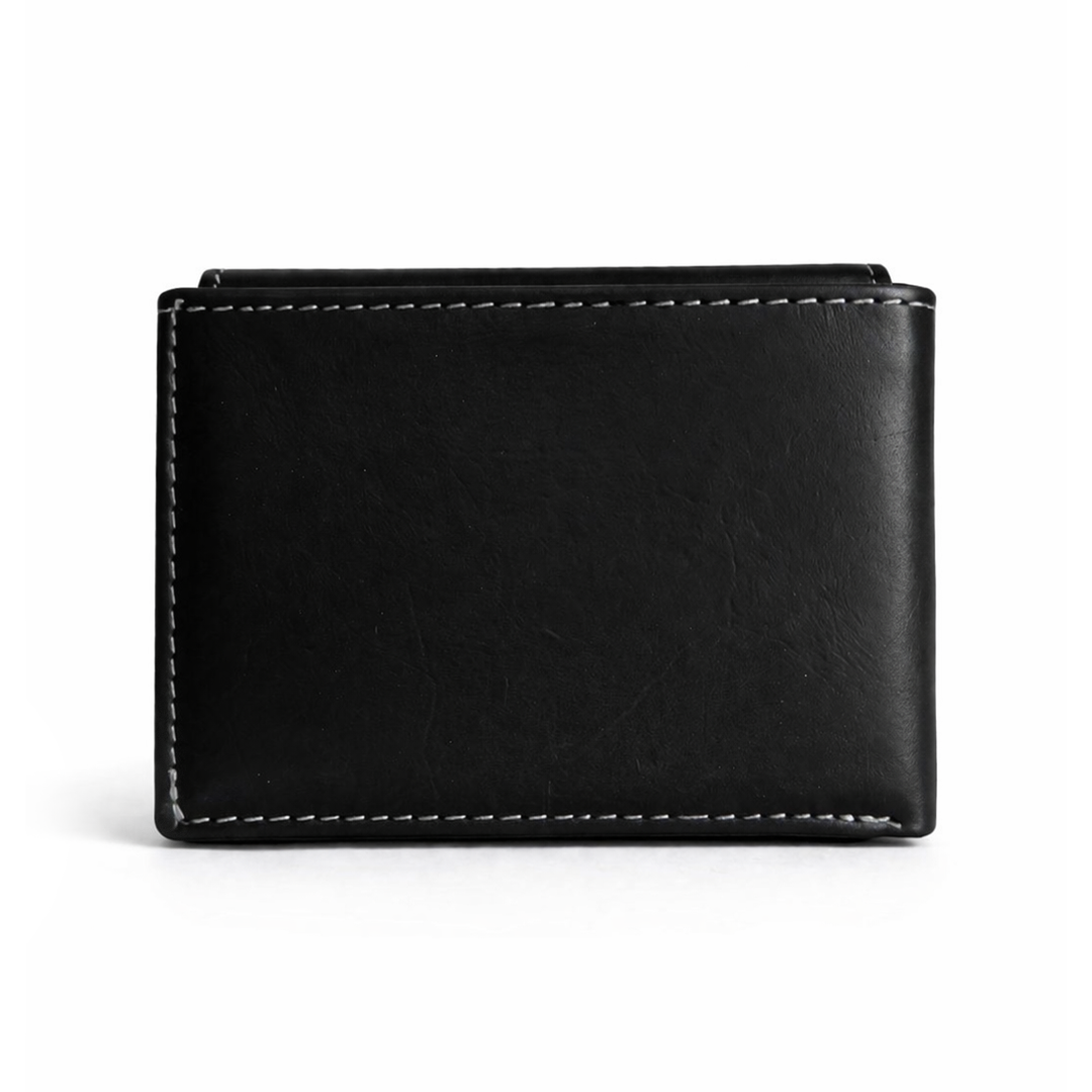 Black flip wallet