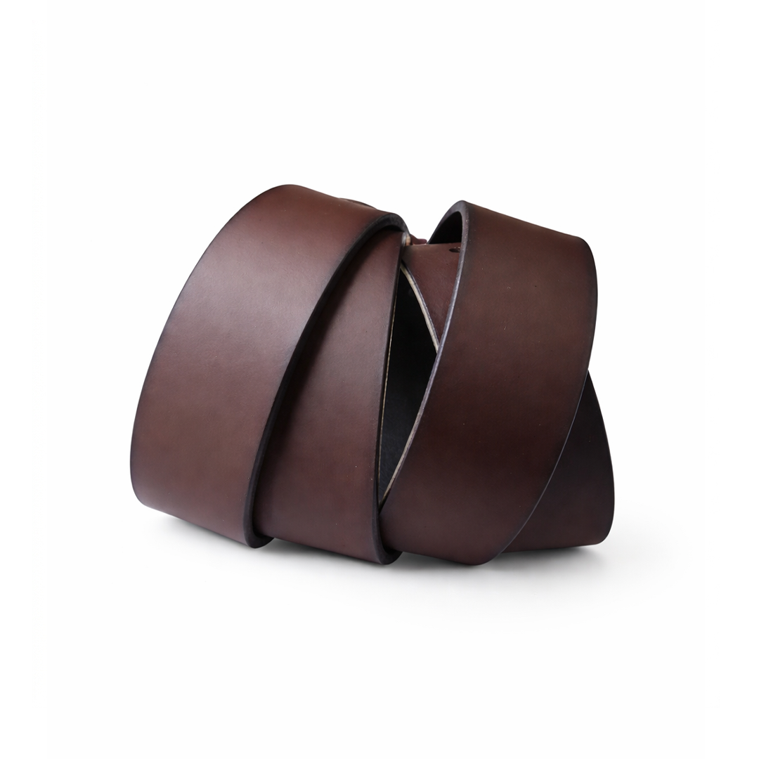 Classic Brown Leather Belt