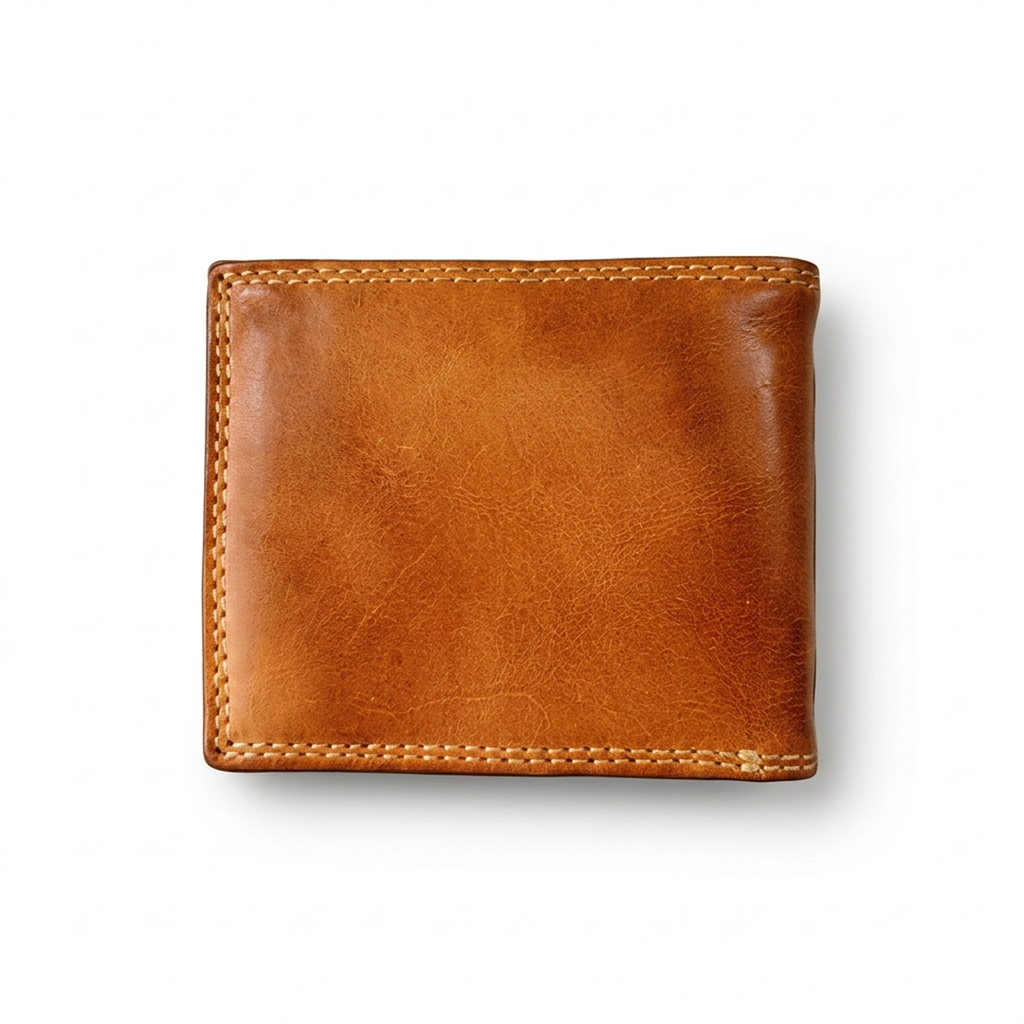 Vintage Brown Leather Wallet