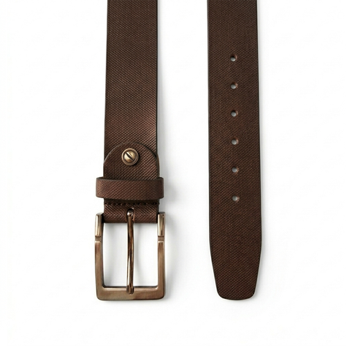 Classic Brown Leather Belt