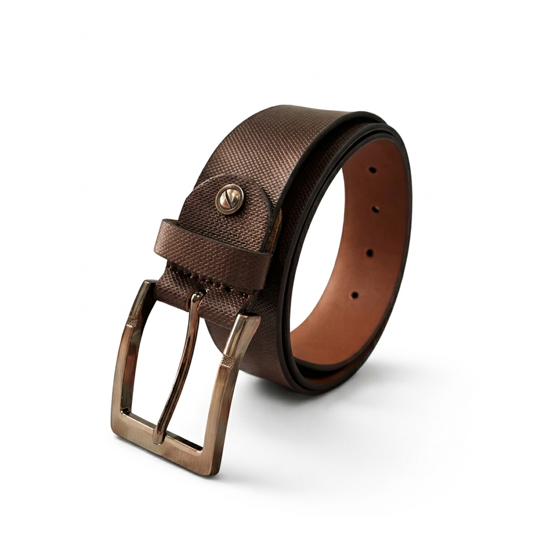 Classic Brown Leather Belt