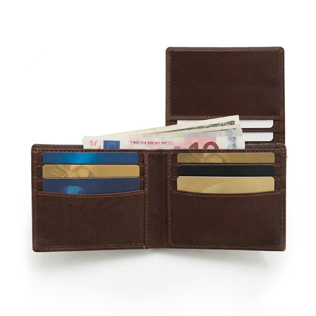 Tan brown Flip wallet