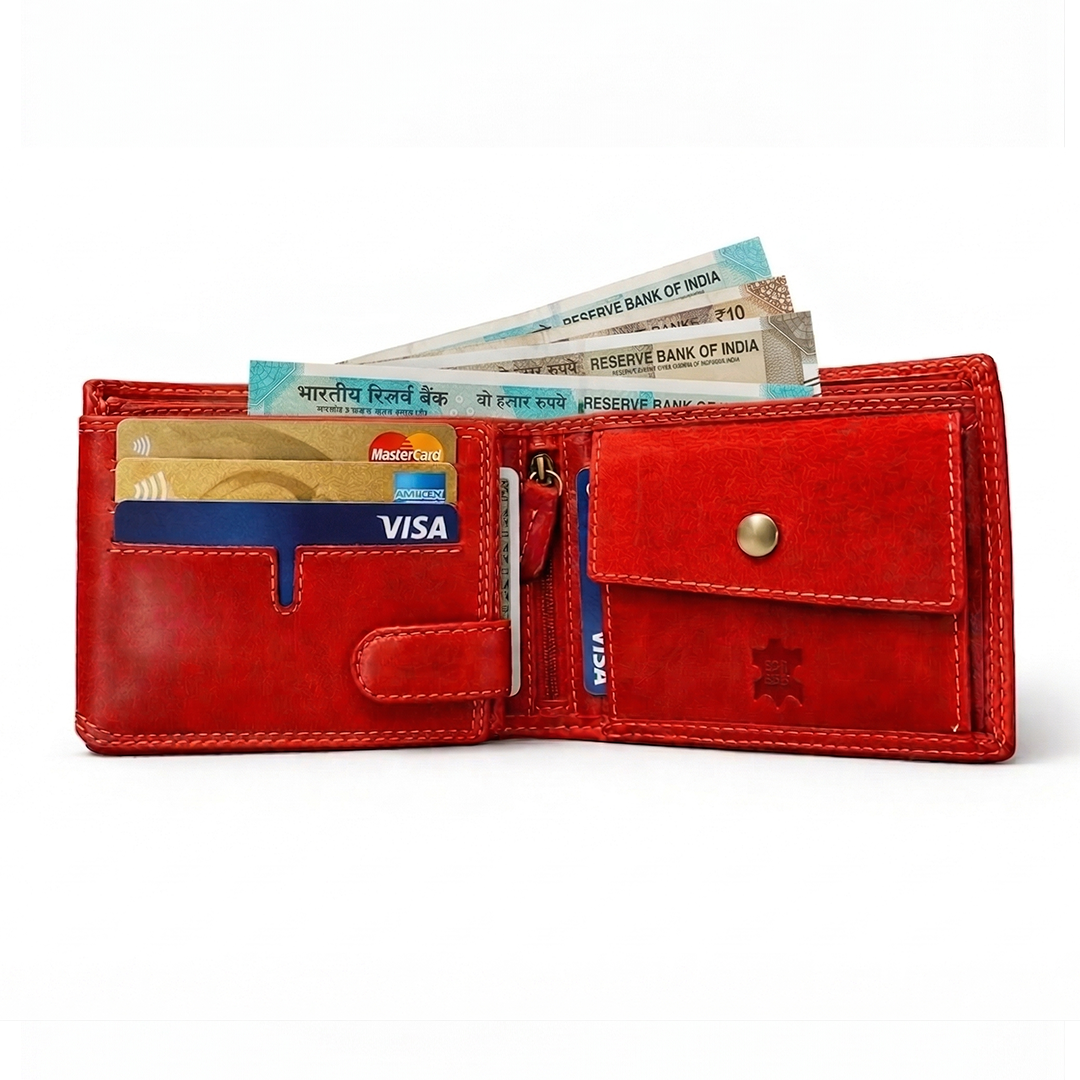Vintage Bull Leather Wallet