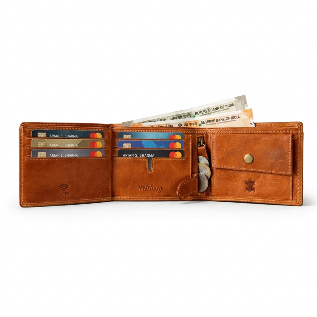 Vintage Brown Leather Wallet