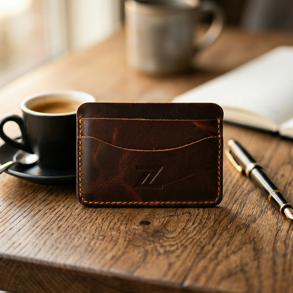 Minimalist Leather Card Holder