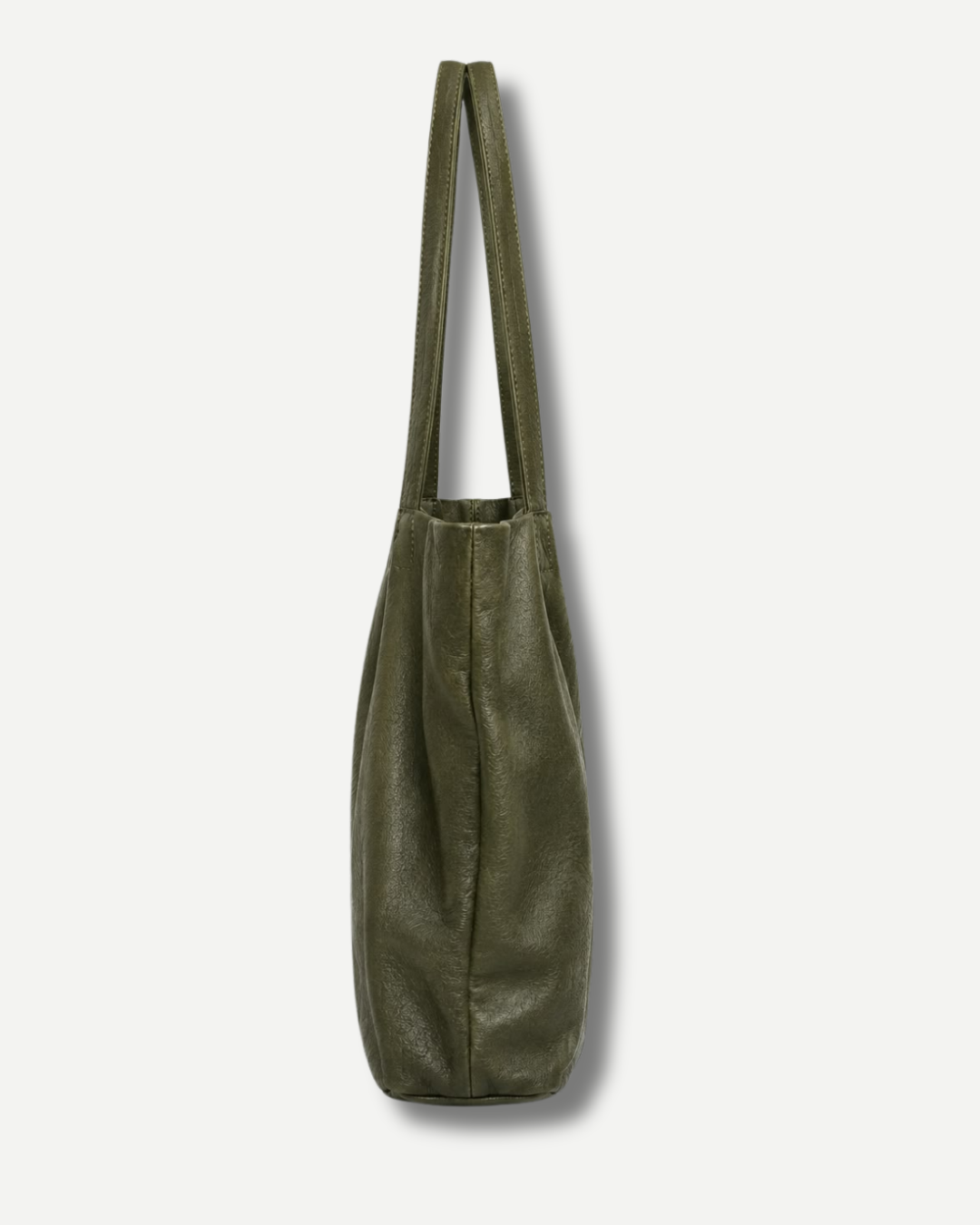 The Signature Leather Tote - Green