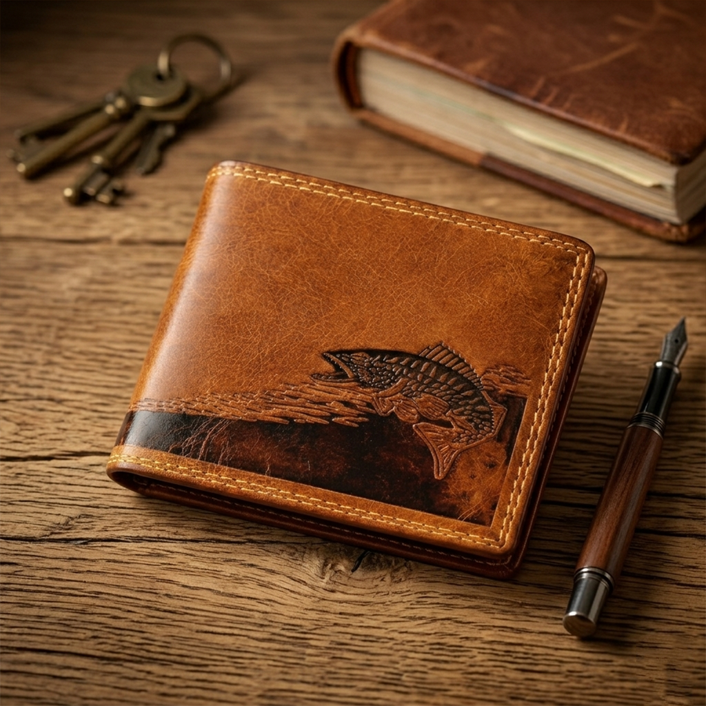 Vintage Brown Leather Wallet