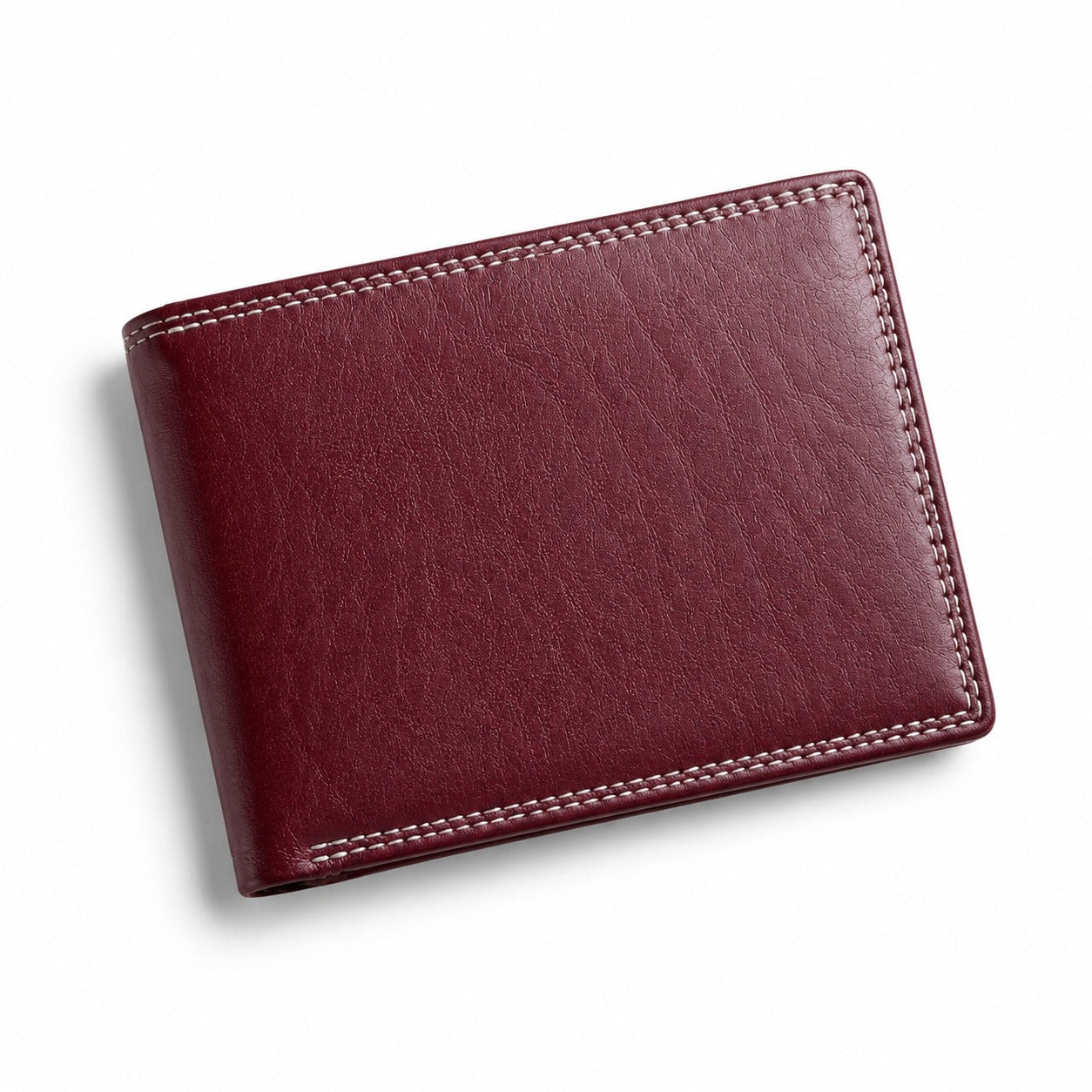 Vintage Bike Red Leather Wallet