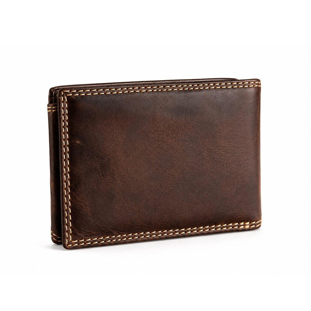 Vintage Bike Leather Wallet